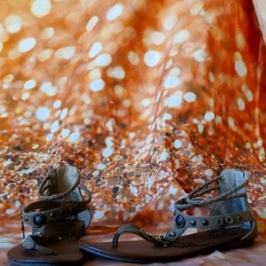 Hippie styled sandals